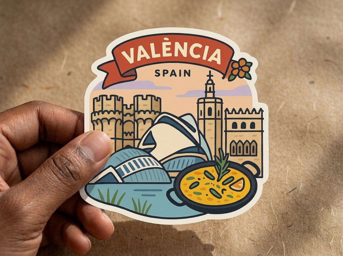 Valencia, Spain sticker - lifestyle photo 2