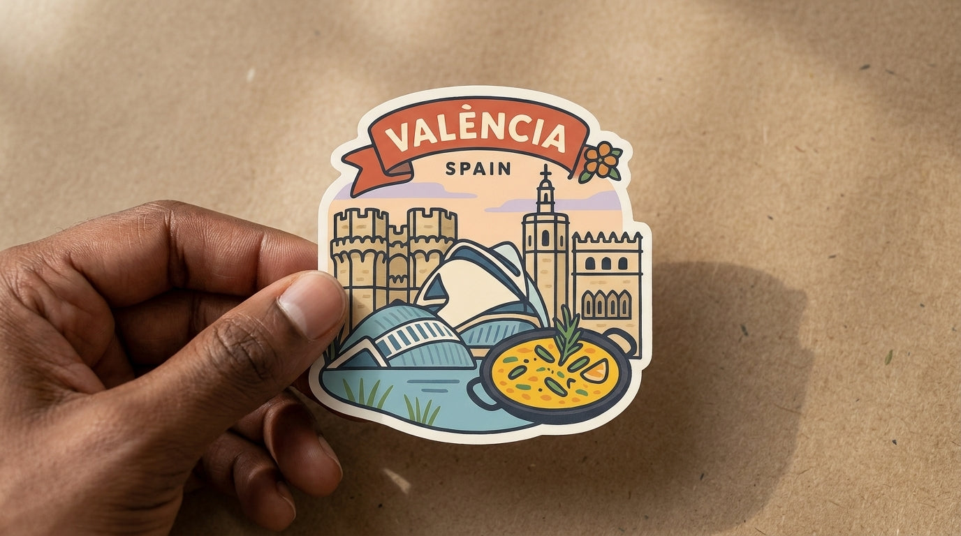 Valencia, Spain sticker - lifestyle photo 1
