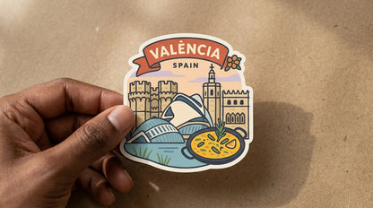 Valencia, Spain sticker - lifestyle photo 1