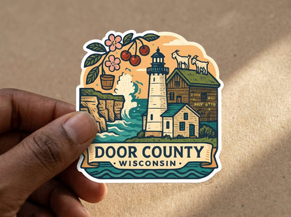 Door County, Wisconsin sticker - lifestyle photo 2