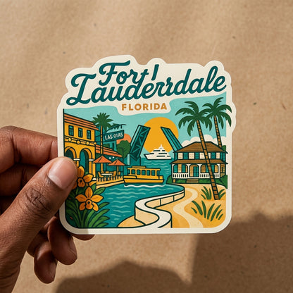 Fort Lauderdale, FL sticker - lifestyle photo 1