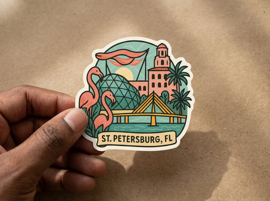 St Petersburg, FL sticker - lifestyle photo 1