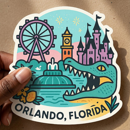 Orlando, Florida sticker - lifestyle photo 2