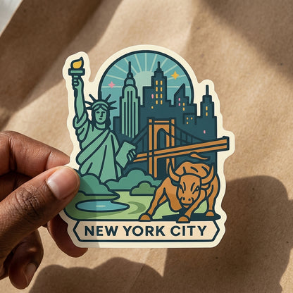 New York City sticker - lifestyle photo 2
