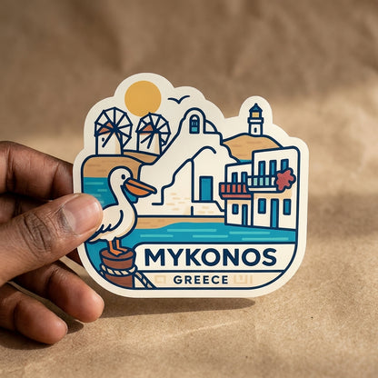 Mykonos, Greece sticker - lifestyle photo 2