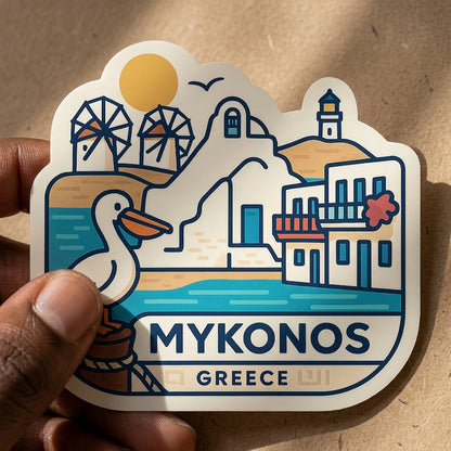 Mykonos, Greece sticker - lifestyle photo 1