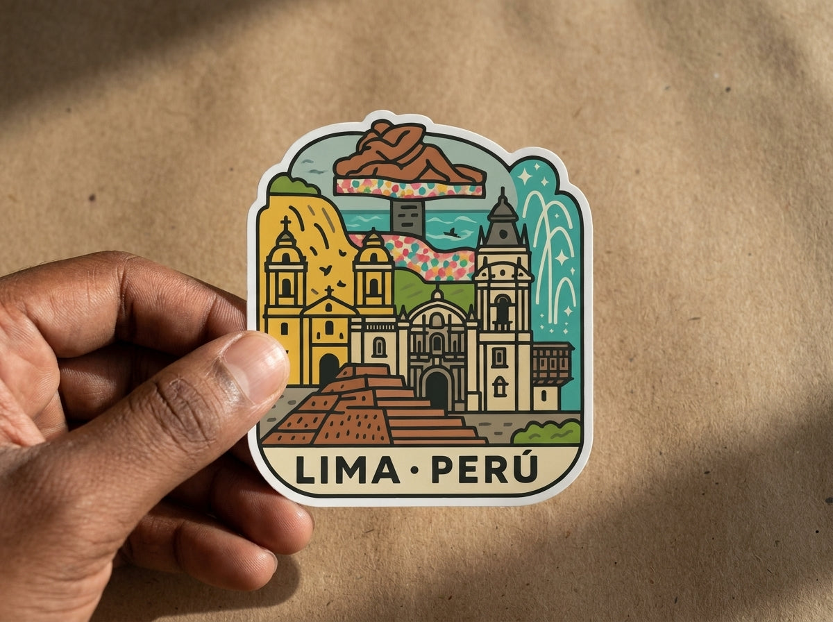 Lima, Peru sticker - lifestyle photo 1
