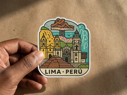 Lima, Peru sticker - lifestyle photo 1
