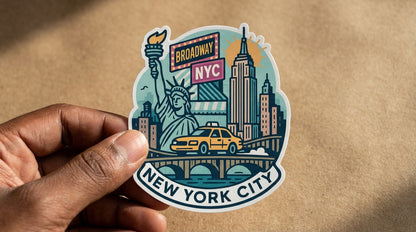 New York City sticker - lifestyle photo 2