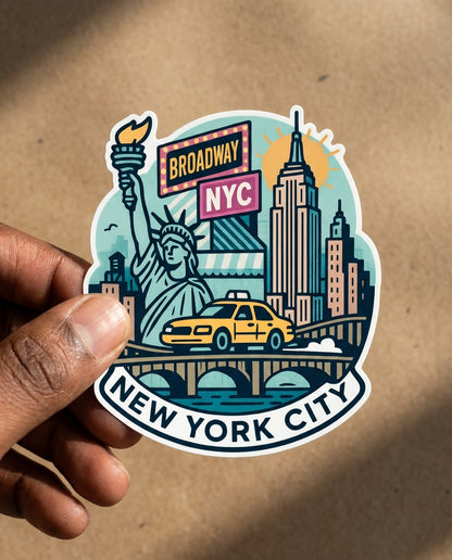 New York City sticker - lifestyle photo 1