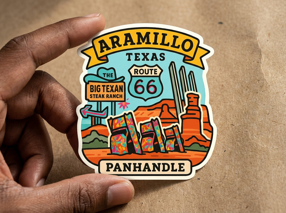 Aramillo, Texas sticker - lifestyle photo 3