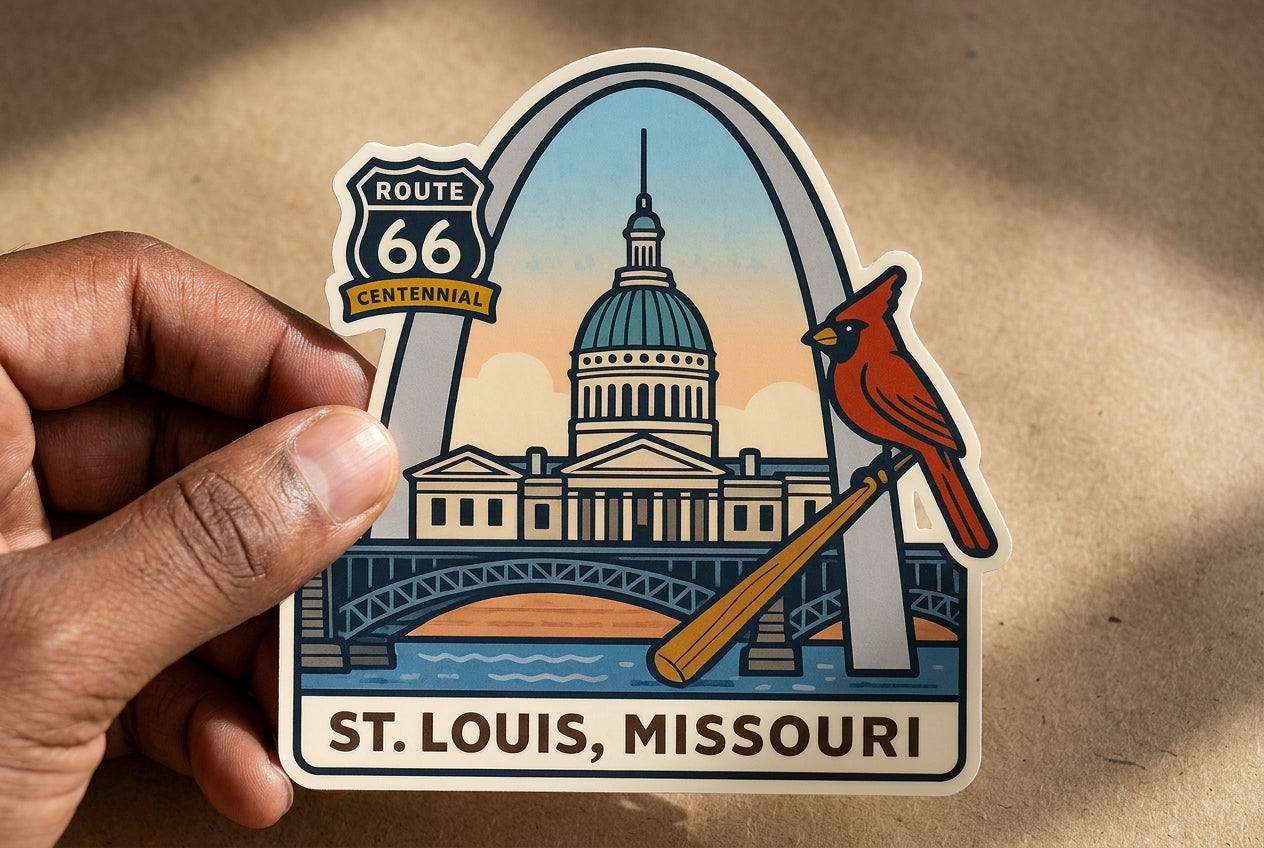St. Louis, Missouri sticker - lifestyle photo 2