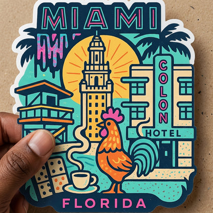 Miami sticker - lifestyle photo 3