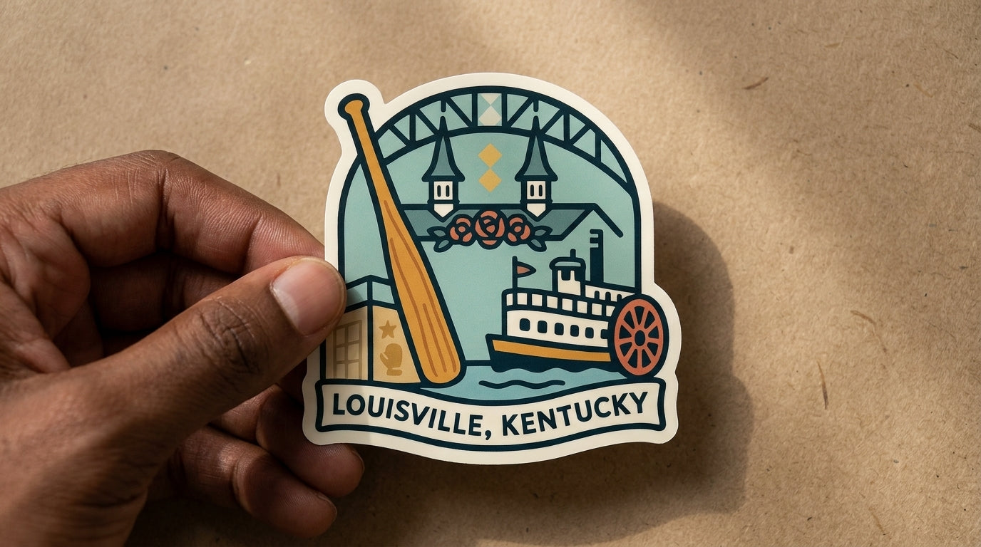 Louisville, Kentucky sticker - lifestyle photo 4
