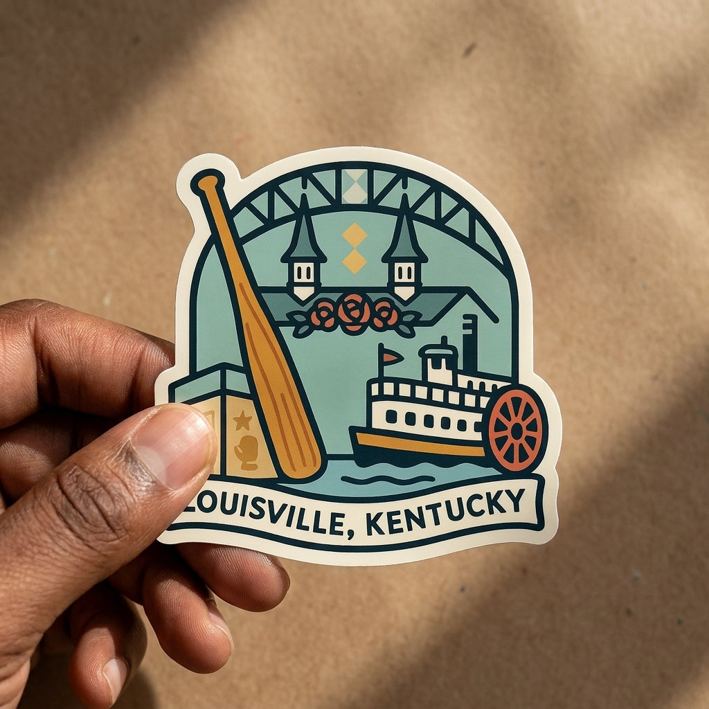 Louisville, Kentucky sticker - lifestyle photo 2