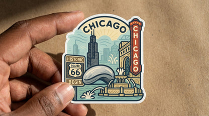 Chicago, IL sticker - lifestyle photo 1