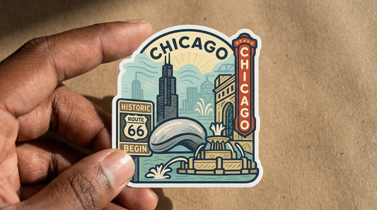 Chicago, IL sticker - lifestyle photo 1