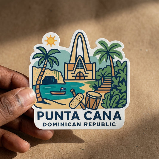 Punta Cana, Dominican Republic sticker - lifestyle photo 1