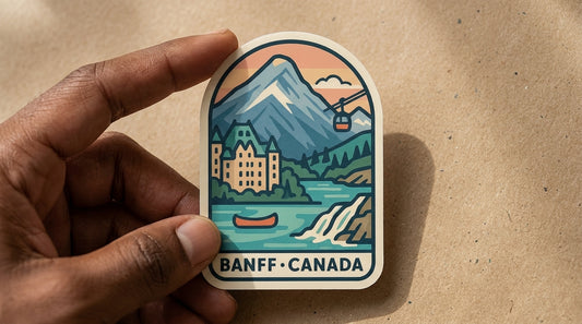 Banff, Canada sticker - lifestyle photo 1