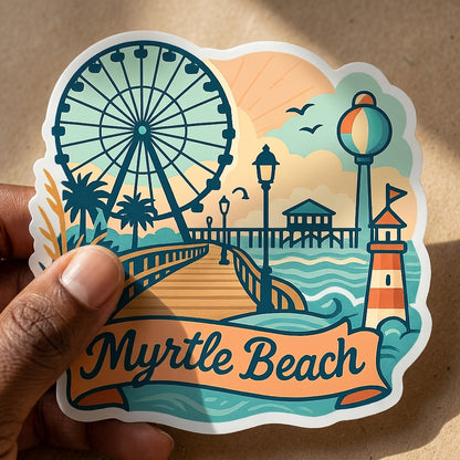 Myrtle beach sticker - lifestyle photo 1