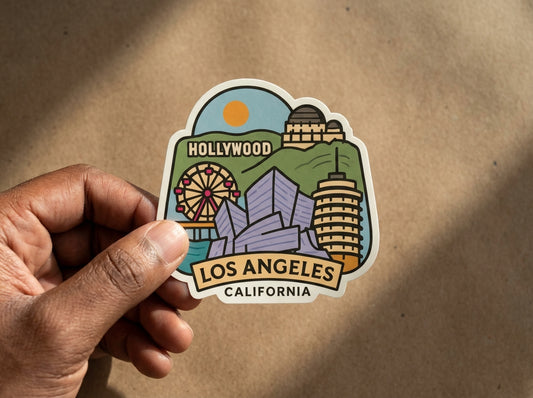 Los Angeles, California sticker - lifestyle photo 1