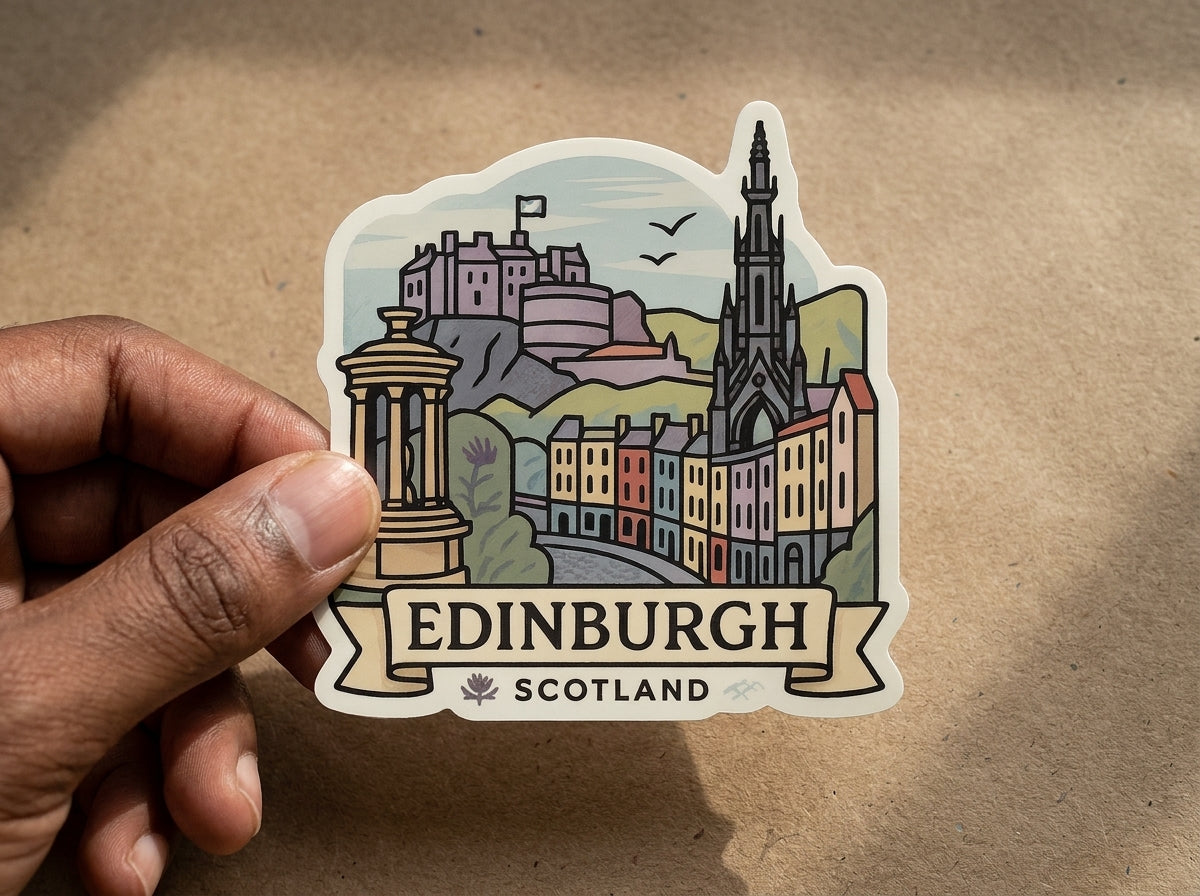 Edinburgh, Scotland sticker - lifestyle photo 2