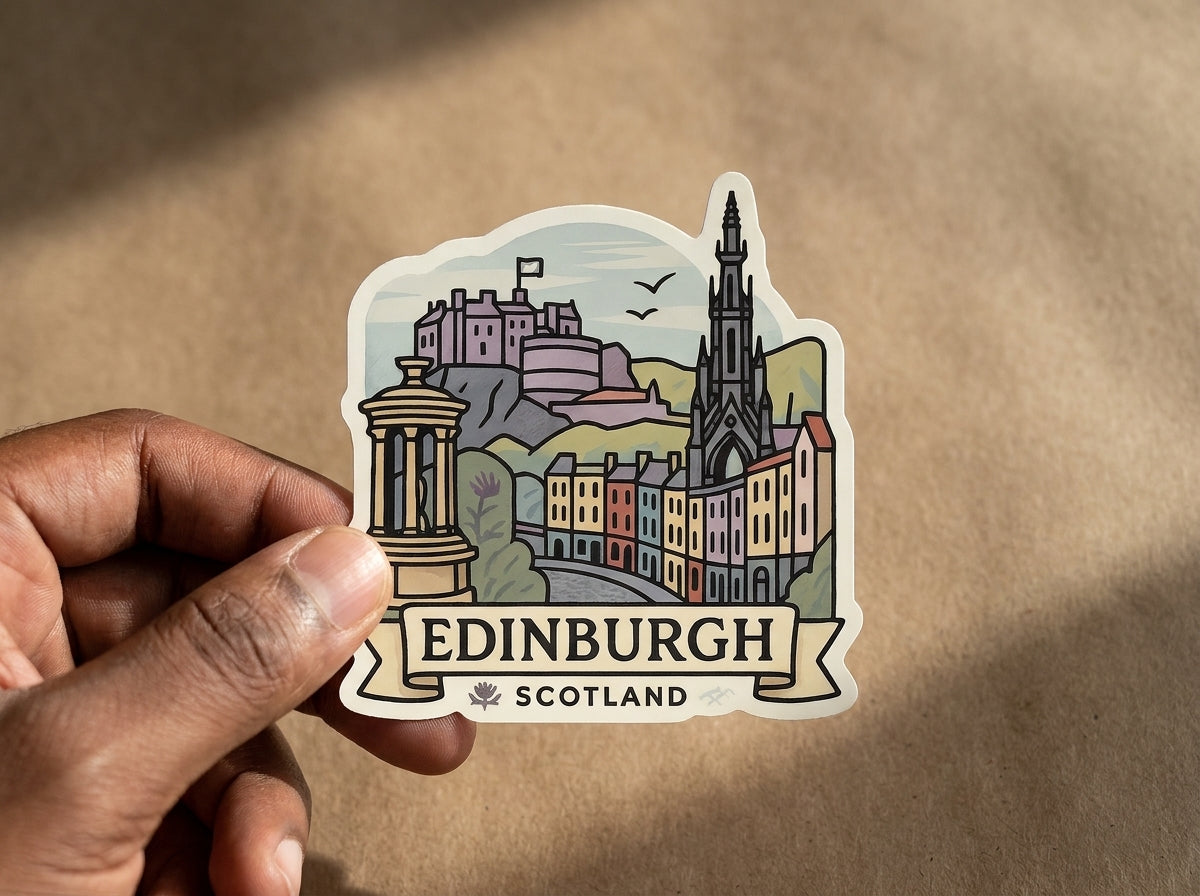 Edinburgh, Scotland sticker - lifestyle photo 1
