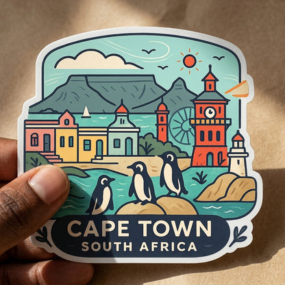 Cape Town, South Africa sticker - lifestyle photo 4