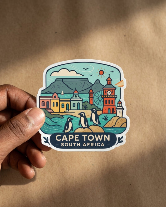 Cape Town, South Africa sticker - lifestyle photo 1