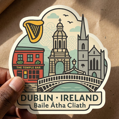 Dublin, Ireland sticker - lifestyle photo 3