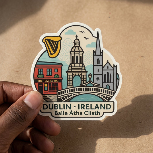 Dublin, Ireland sticker - lifestyle photo 1