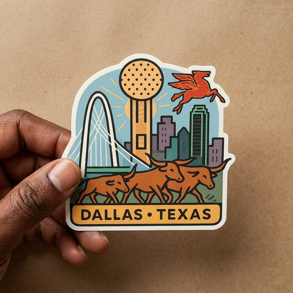 Dallas, Texas sticker - lifestyle photo 2