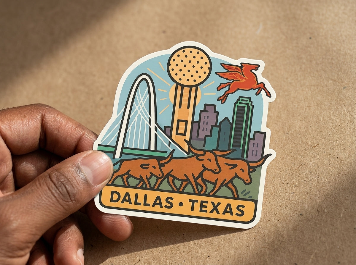 Dallas, Texas sticker - lifestyle photo 1
