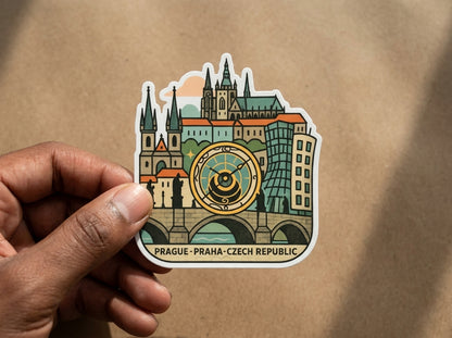 Prague, Czech Republic sticker - lifestyle photo 2