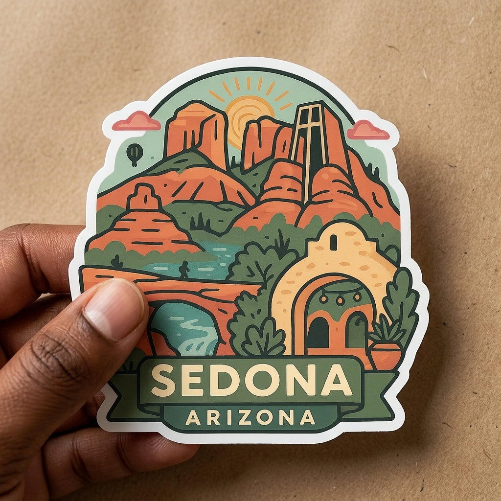 Sedona, AZ sticker - lifestyle photo 2
