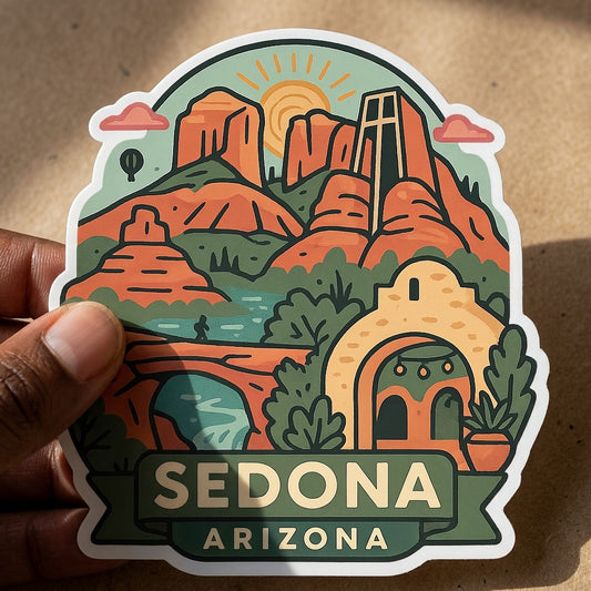 Sedona, AZ sticker - lifestyle photo 1