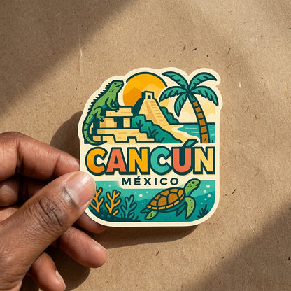 Cancún, Mexico sticker - lifestyle photo 2