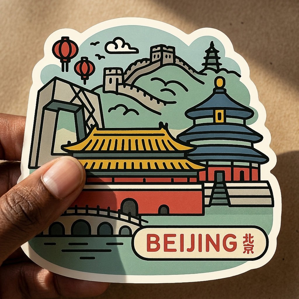 Beijing, China sticker - lifestyle photo 3