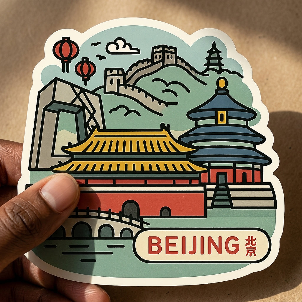 Beijing, China sticker - lifestyle photo 2
