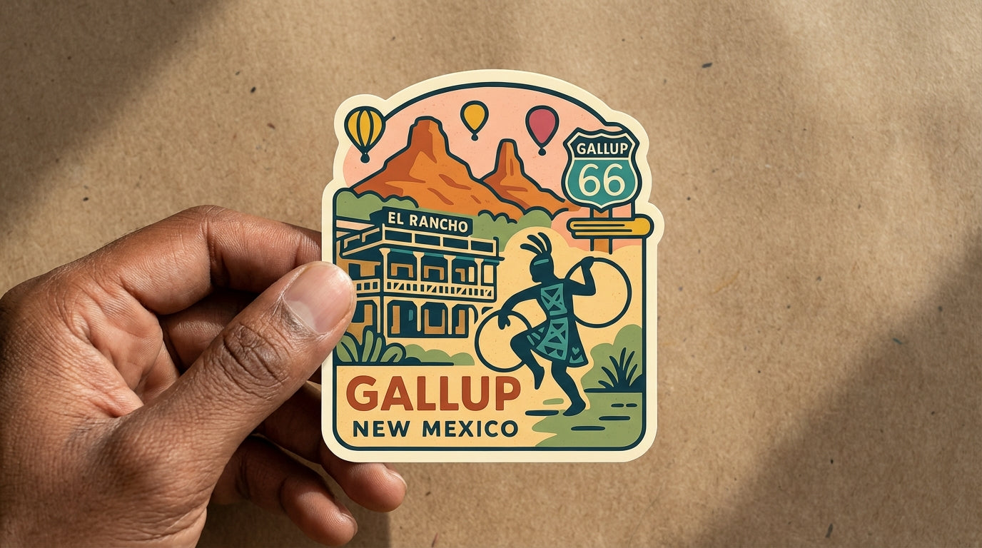 Gallup, New Mexico sticker - lifestyle photo 2