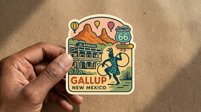 Gallup, New Mexico sticker - lifestyle photo 2
