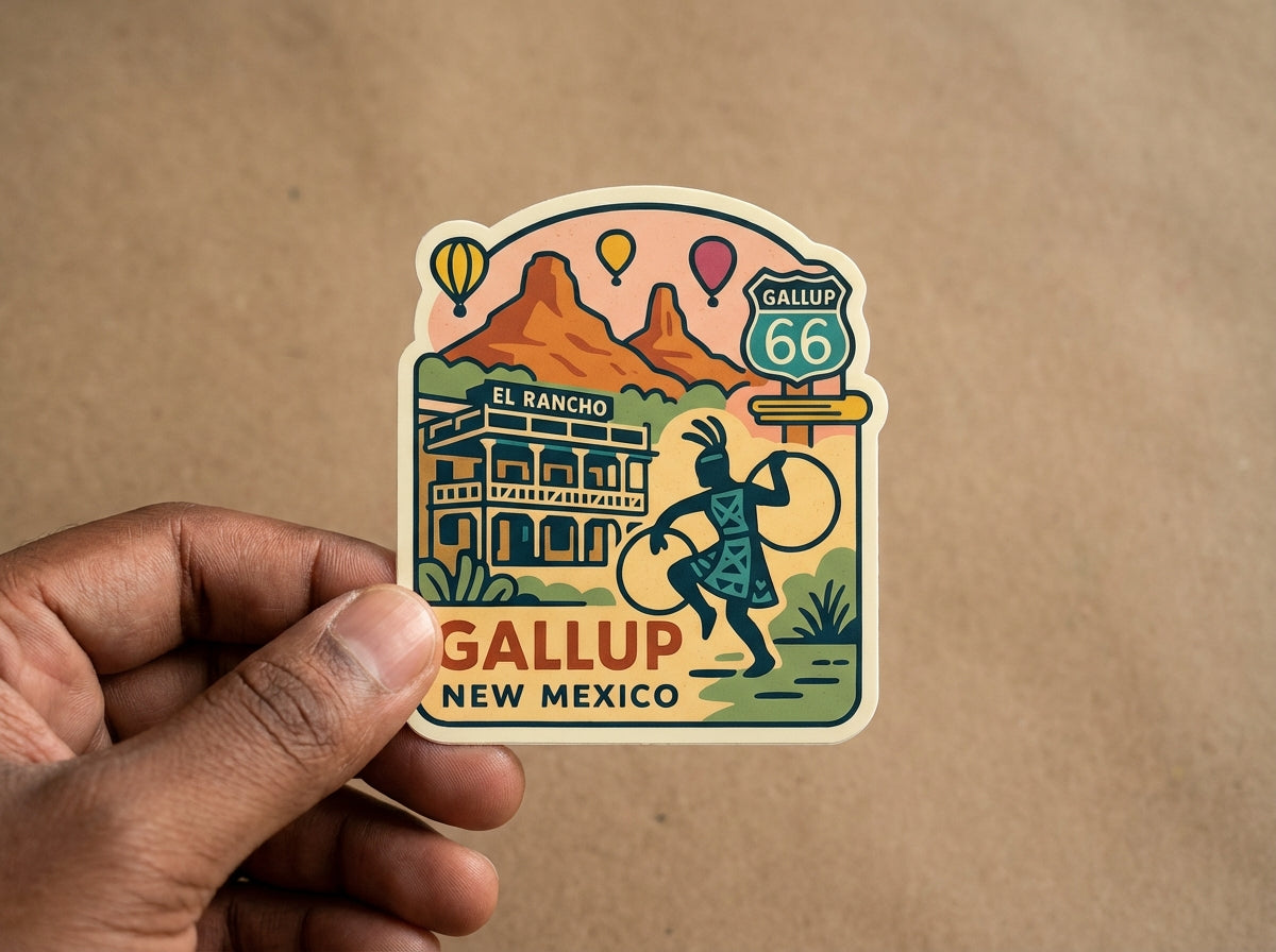 Gallup, New Mexico sticker - lifestyle photo 1