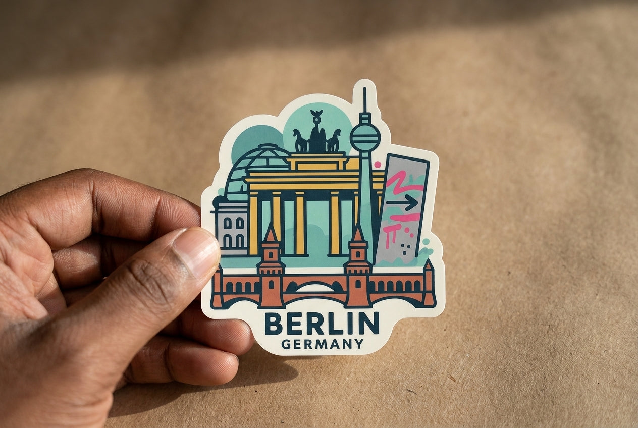 Berlin, Germany sticker - lifestyle photo 1