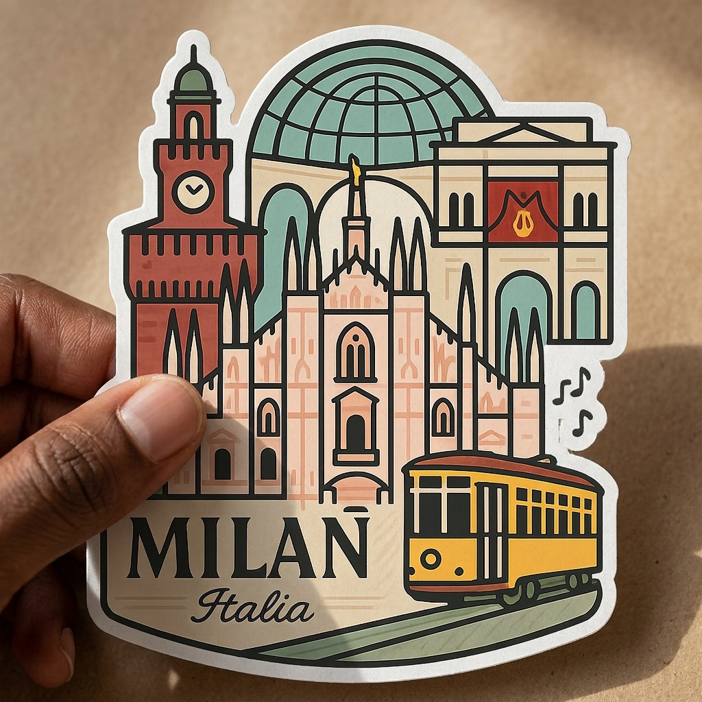 Milan, Italy sticker - lifestyle photo 2
