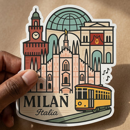 Milan, Italy sticker - lifestyle photo 2
