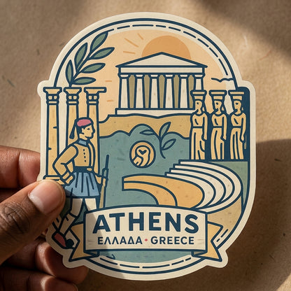 Athens, Greece sticker - lifestyle photo 2
