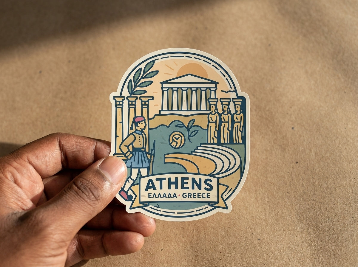 Athens, Greece sticker - lifestyle photo 1