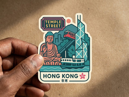 Hong Kong sticker - lifestyle photo 1