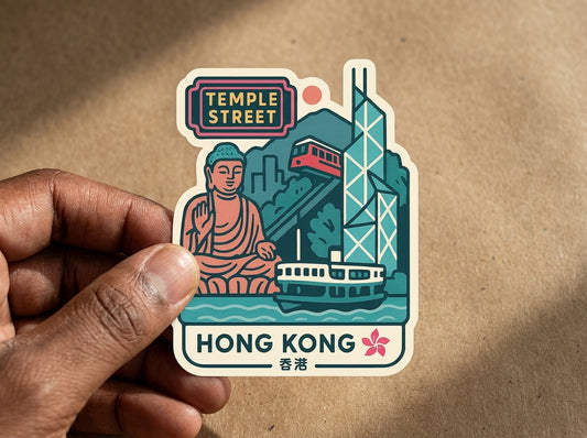 Hong Kong sticker - lifestyle photo 1