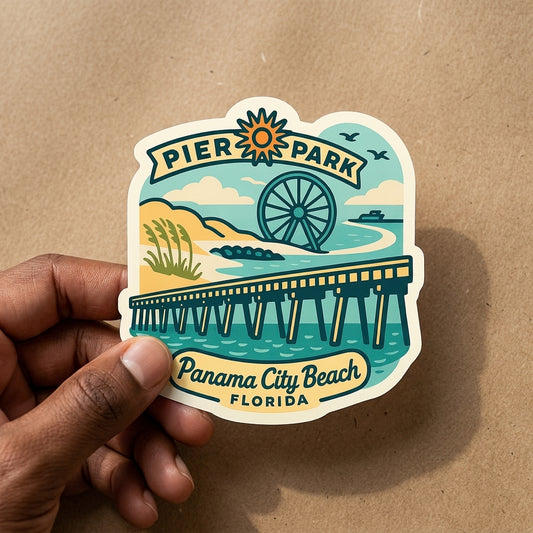 Panama City Beach sticker - lifestyle photo 1
